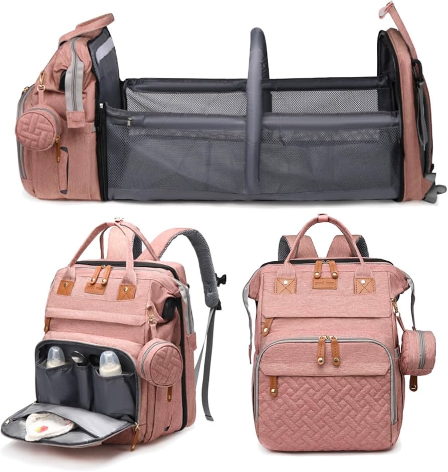 Sac à langer avec station à langer intégrée