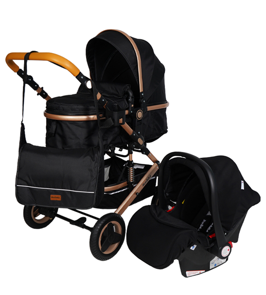 POUSSETTE URBAN TENDANCE RÉVERSIBLE AVEC MAXI COSI ET SAC À LANGER